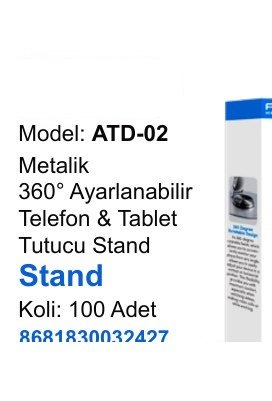 ACL ATD-02 Wireless Şarj Standları