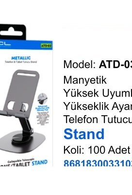 ACL ATD-03 Wireless Şarj Standları