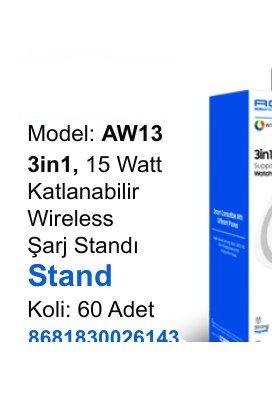 ACL AW13 Wireless Şarj Standları