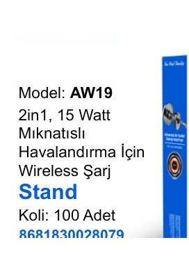 ACL AW19 Wireless Şarj Standları