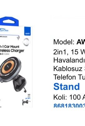 ACL AW20 Wireless Şarj Standları