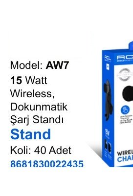 ACL AW7 Wireless Şarj Standları