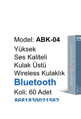 ACL ABK-04 Kulaklıklar - Yüksek Ses Kaliteli Kulak Üstü Wireless Kulaklık Bluetooth