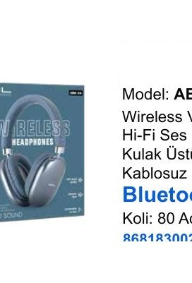 ACL ABK-06 Kulaklıklar - Wireless V5.3 Hi-Fi Ses Kaliteli Kulak Üstü Kablosuz Kulaklık Bluetooth