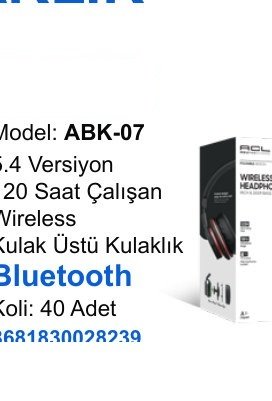 ACL ABK-07 Kulaklıklar - 5.4 Versiyon 120 Saat Çalışan Wireless Kulak Üstü Kulaklık Bluetooth