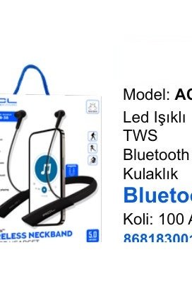 ACL ACB-44 Kulaklıklar - Led Işıklı TWS Bluetooth Bluetooth