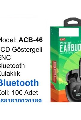 ACL ACB-46 Kulaklıklar - LCD Göstergeli ENC Bluetooth Bluetooth