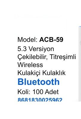 ACL ACB-59 Kulaklıklar