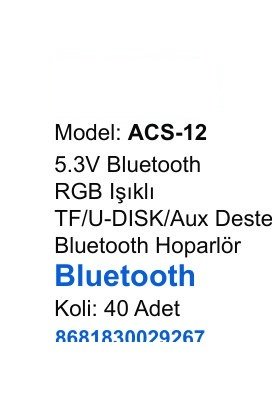 ACL ACS-12 Hoparlörler