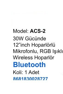 ACL ACS-2 Hoparlörler