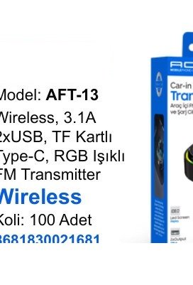 ACL AFT-13 Araç Şarj Ürünleri