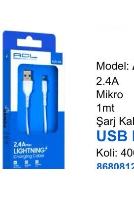 ACL ACK-04 Şarj Kabloları - Şarj Kabloları