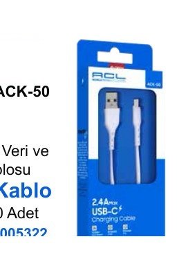 ACL ACK-50 Şarj Kabloları - Şarj Kabloları