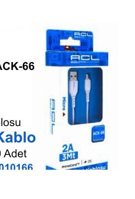 ACL ACK-66 Şarj Kabloları - Şarj Kabloları