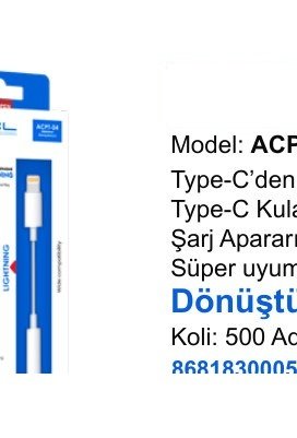 ACL ACPT-05 Dönüştürücü ve Aparatlar