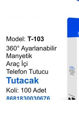 ACL T-103 Telefon Tutucular - 360° Ayarlanabilir Manyetik Araç İçi Telefon Tutucu Tutacak