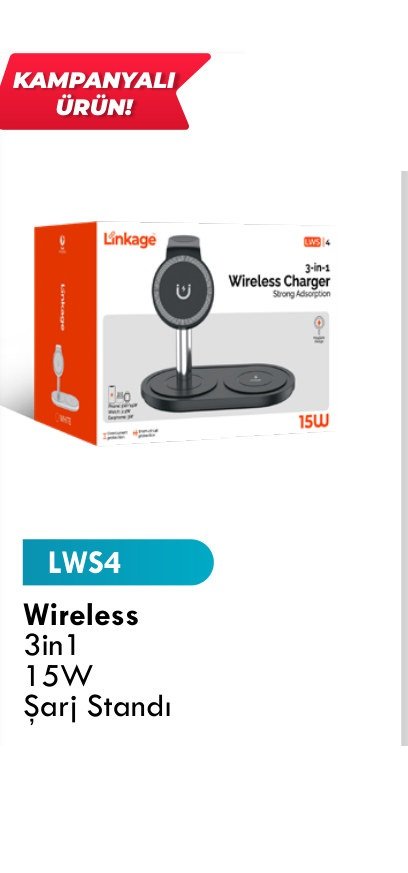 LINKAGE LWS4 Wireless Şarj Standları