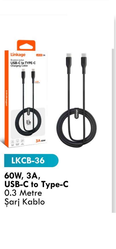 LINKAGE LKCB-36 Şarj Kabloları