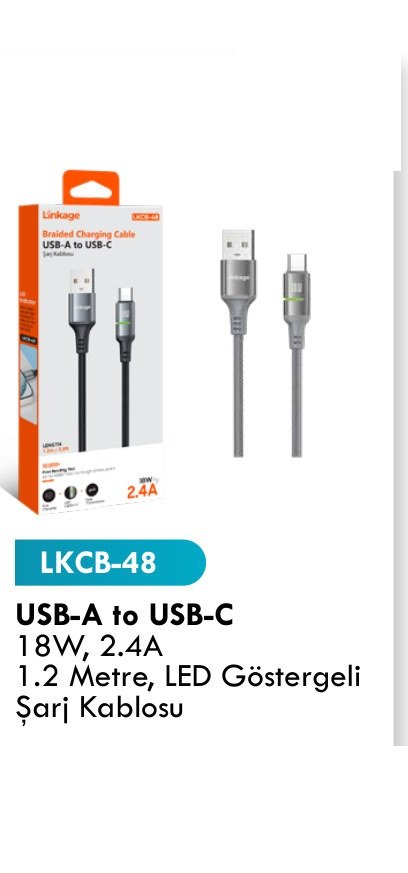 LINKAGE LKCB-48 Şarj Kabloları