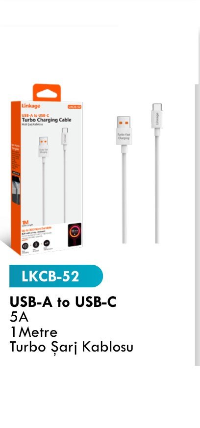 LINKAGE LKCB-52 Şarj Kabloları