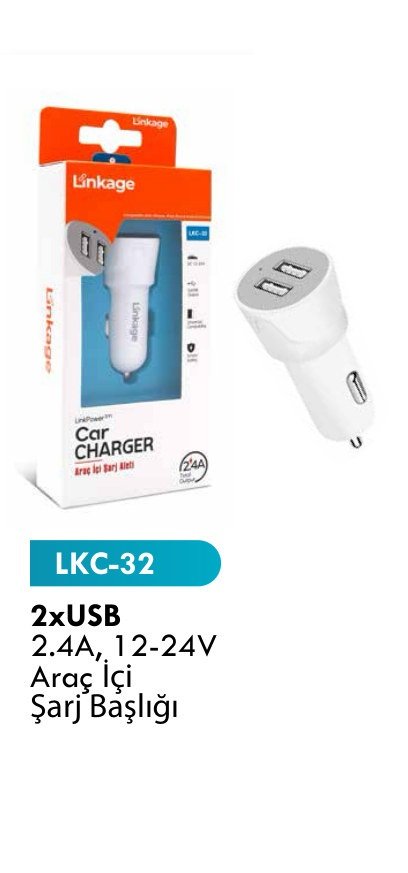 LINKAGE LKC-32 Seyahat ve Duvar Şarj Aletleri