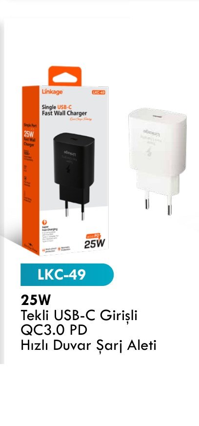 LINKAGE LKC-49 Seyahat ve Duvar Şarj Aletleri