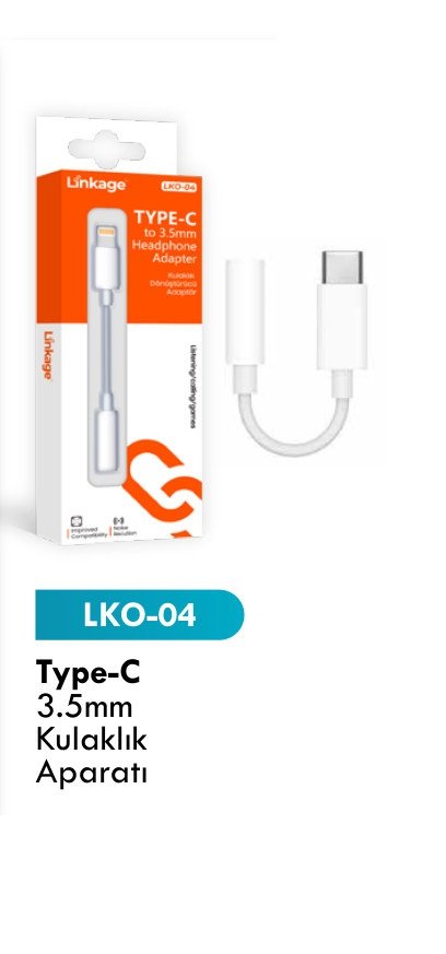 LINKAGE LKO-04 Dönüştürücü ve Aparatlar - Type-C 3.5mm Aparatı