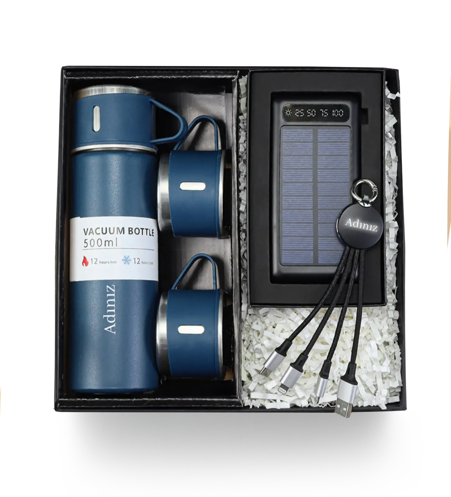 TOPTAN POWERBANK YIT-2102 Kurumsal Hediye Setleri ve Welcome Kitler - Termos, taşınabilir şarj ürünleri, bağlantı kabloları ve mobil teknoloji aksesuarları içeren yeni i̇ş & terfi konseptli kurumsal hediye seti.