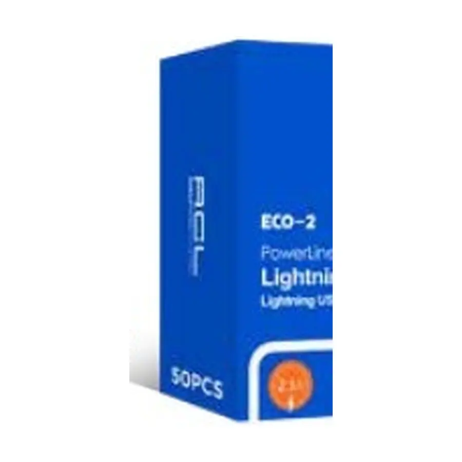 ECO-2 - 2.1A, Lightning 1mt Uzunlukta 50 Adetli USB Kablo - Toptan Şarj Kablosu ürün görseli