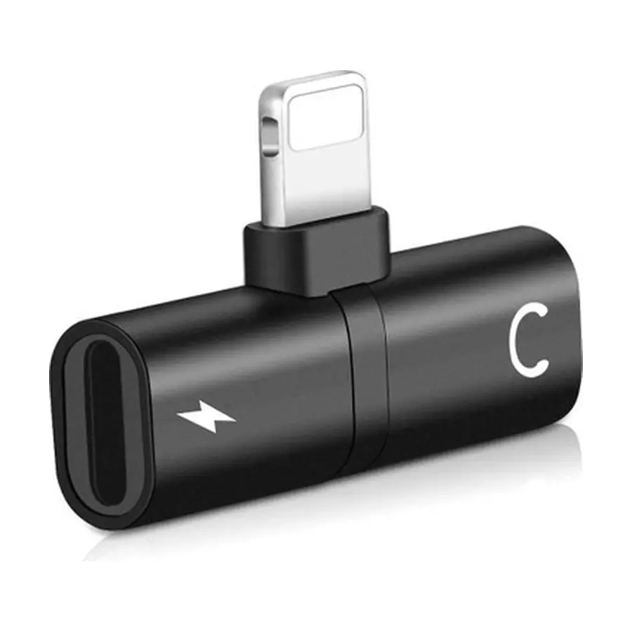 ACPT-01 - Lightning Kulaklık ve Şarj Aparatı Süper Uyumlu Dönüştürücü - Toptan Telefon Aparatı ürün görseli