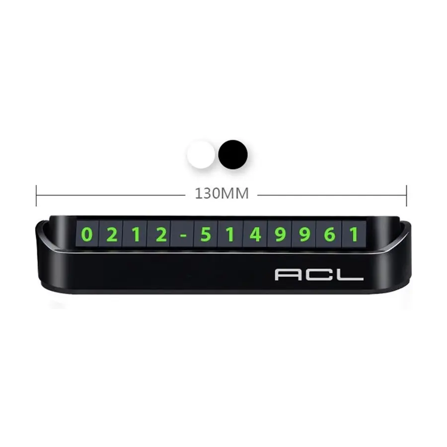 APRK-01 - Geçiçi ( Park ) Telefon Numarası Plaketi Numaratör - Promosyon Teknoloji Ürünü ürün görseli