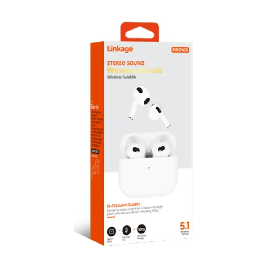 PRO10S - Bluetooth Wireless V5.1 Kulak İçi Kablosuz Kulaklık - Toptan Kulaklık ürün görseli