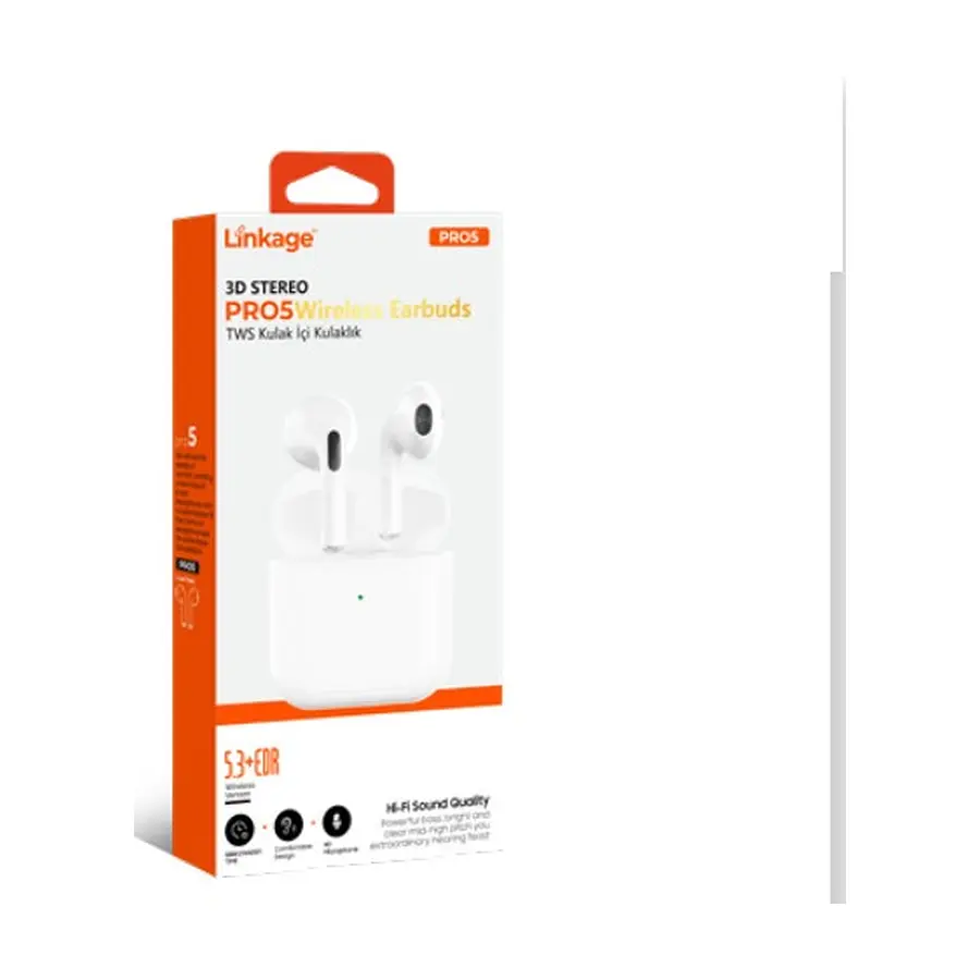 PRO5 - Bluetooth, V5.3+EDR Wireless Kulak İçi Kulaklık - Toptan Kulaklık ürün görseli