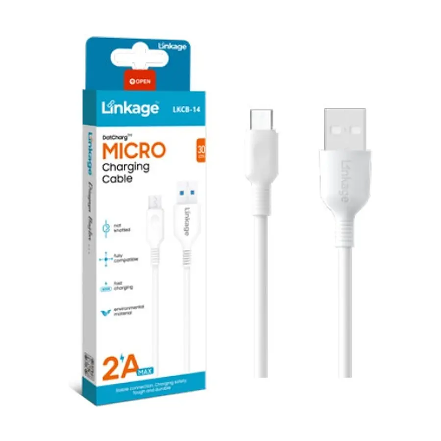 LKCB-14 - Mikro 2A 30cm Kablo - Toptan Şarj Kablosu ürün görseli