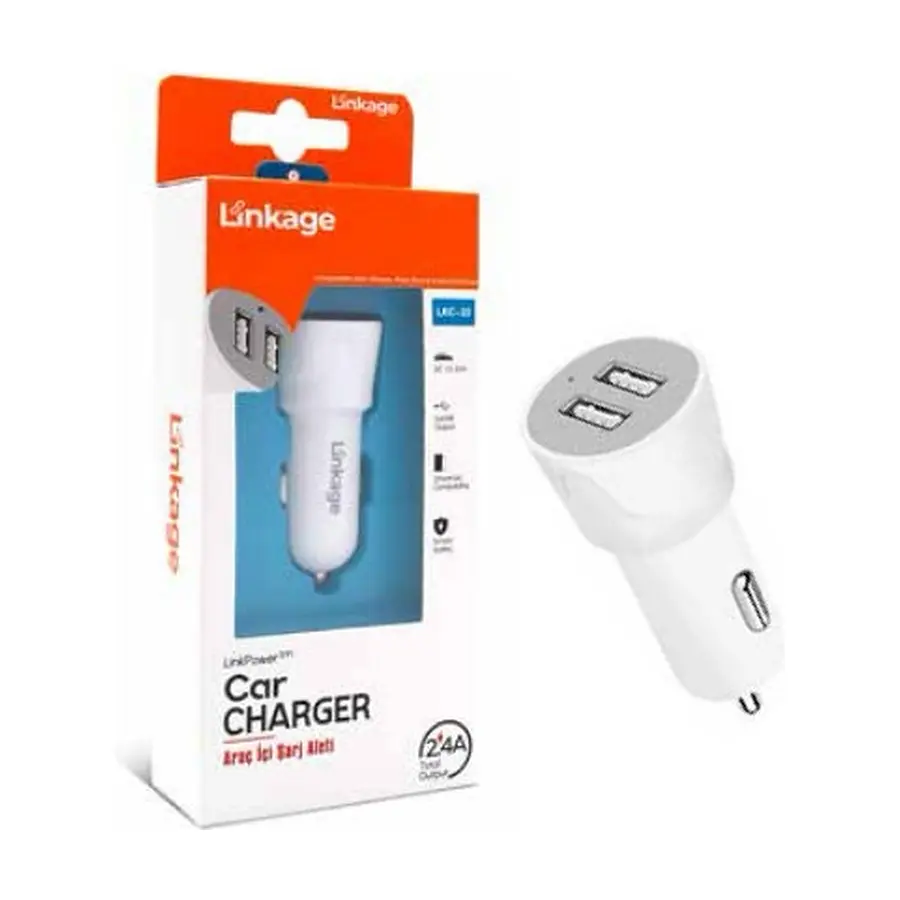LKC-32 - 2xUSB 2.4A, 12-24V Araç İçi Şarj Başlığı - Toptan Şarj Aleti ürün görseli