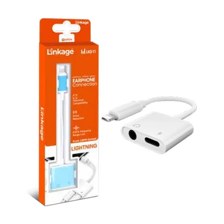 LKO-11 - Lightning 3.5mm Jack Şarj Aparatı Süper Uyumlu - Toptan Telefon Aparatı ürün görseli
