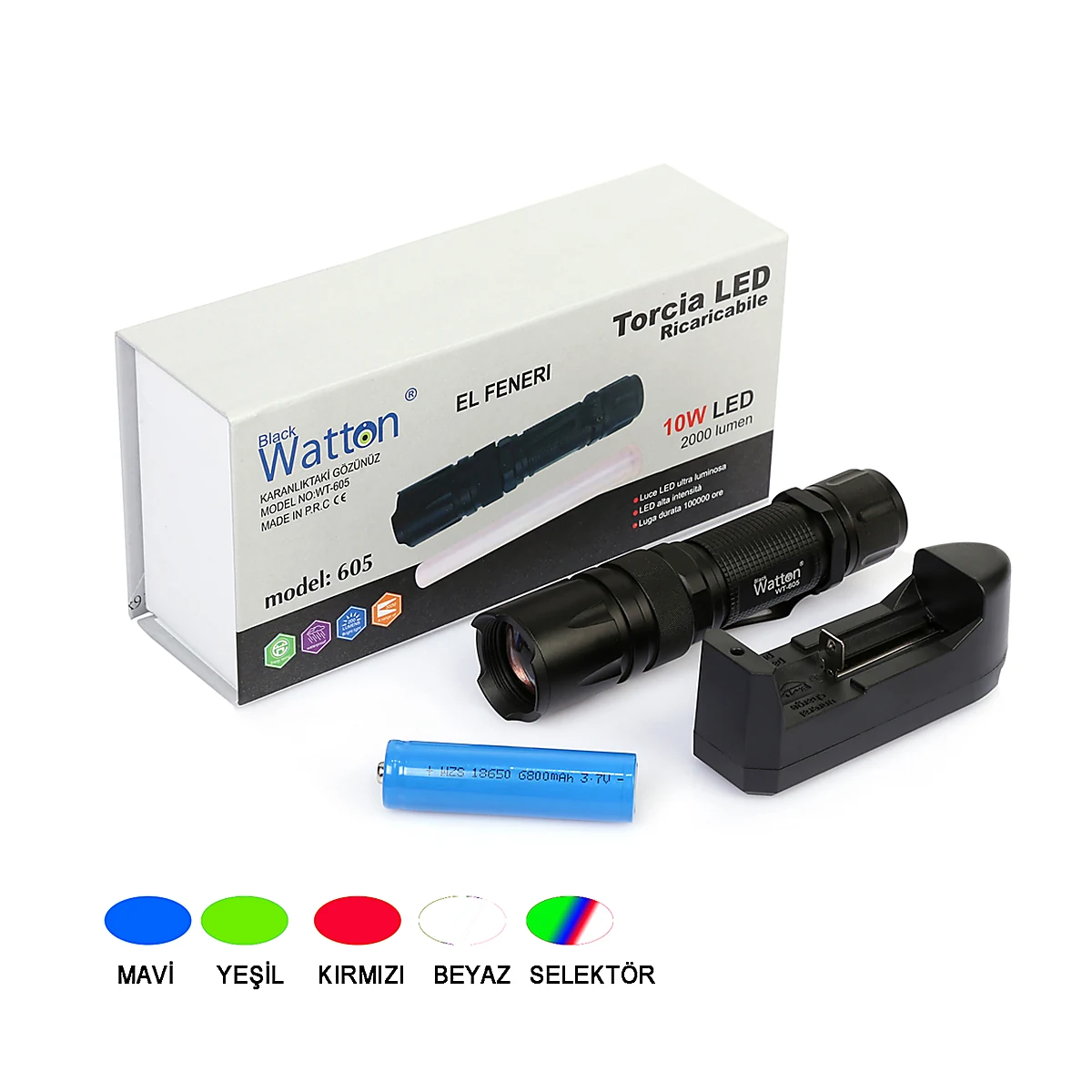 WT-605 El Feneri · Kurumsal Tedarik