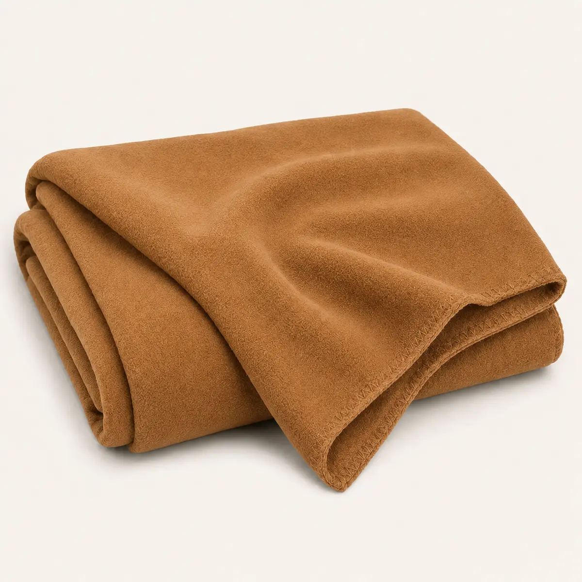 Camel Logolu Cafe Şalı · Nakışlı Polar Şal - Toptan Cafe Şalı ürün görseli