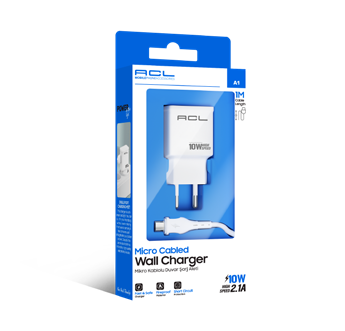 A1 - 2.1A 10 Watt 1xUSB-A Mikro Kablo Seyahat Şarj - Toptan Şarj Aleti ürün görseli